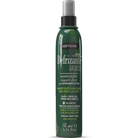 Defrizante Spray Babosa 140ml Loja Soft Hair Cosméticos