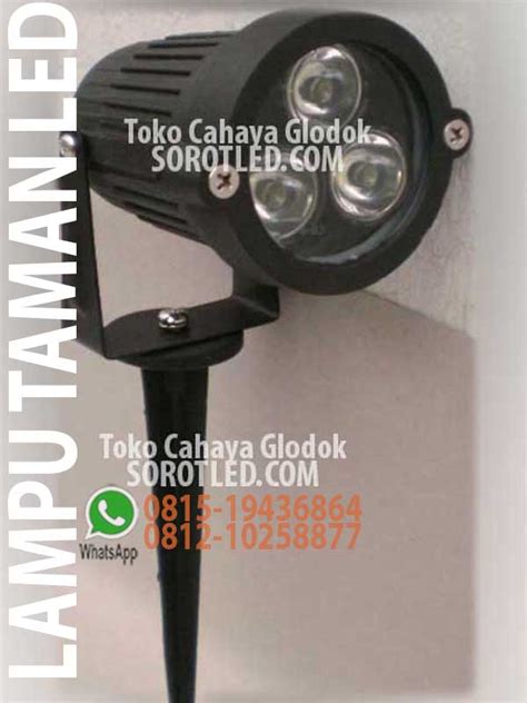 Lampu Taman LED 3watt Emmolux - Toko Cahaya Glodok