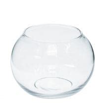 Floristik Ch Kugelvase Glas Blumenvase Rund Glas Deko H Cm Cm