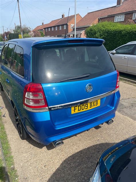 Vauxhall Zafira Vxr Arden Blue Ebay