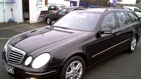 2008 Mercedes E220 Cdi Avantgarde Estate Auto Diesel Black Youtube