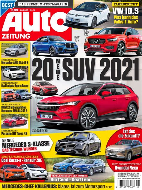 Auto Zeitung Ausgabe 182020