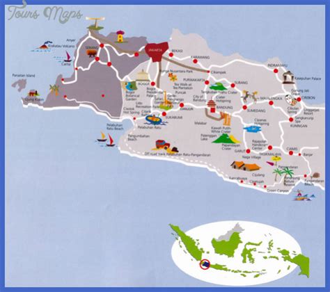 Jakarta Map Tourist Attractions - ToursMaps.com