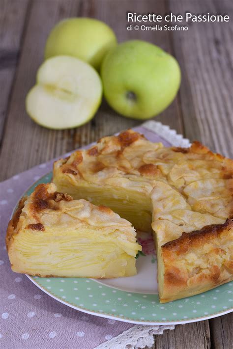 Torta Invisibile Alle Mele Ricetta Facile Ricette Che Passione Di