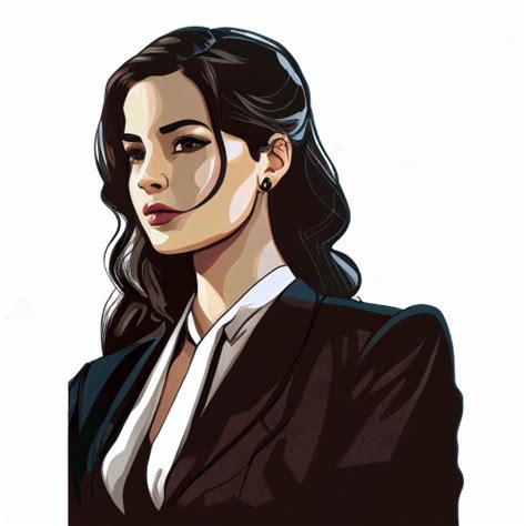 Free Female Lawyer Illustration