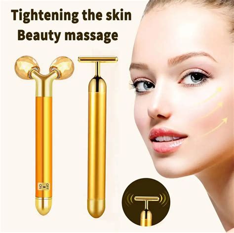 2 In 1 3d Roller T Shape Face Lift Facial Beauty V Face Lift Device Muscle Beauty Ball Roller