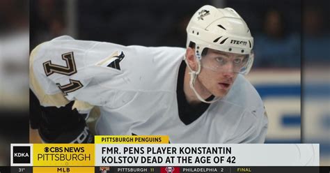 Former Penguins player Konstantin Koltsov dies - CBS Pittsburgh