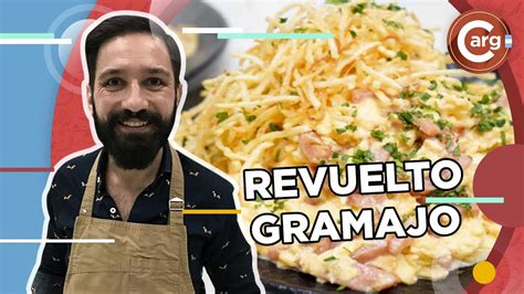 CÓMO PREPARO REVUELTO GRAMAJO CON JAMÓN Y HONGOS YouTube