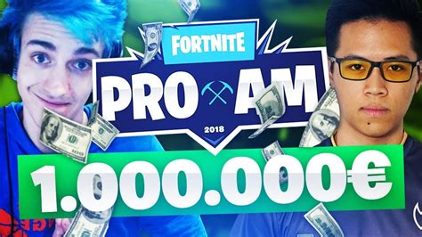 Le Top 1 À 1 Million De Dollars 💰 Fortnite E3 Pro Am Tournament Charity Game Youtube