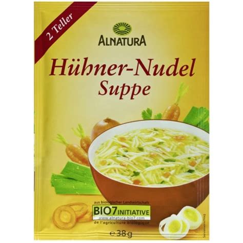 Alnatura Bio Hühner Nudel Suppe 38G Kaffee Tee Sales