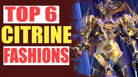 Warframe Citrine Fashion Frame Citrine Gemussy Warframe Youtube