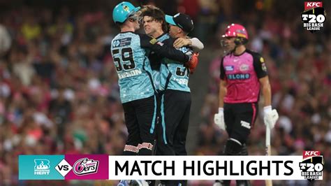 Sys Vs Brh Final Match Bbl Highlights Bbl Highlights Sys