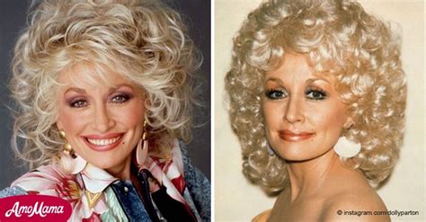 dolly parton real hair