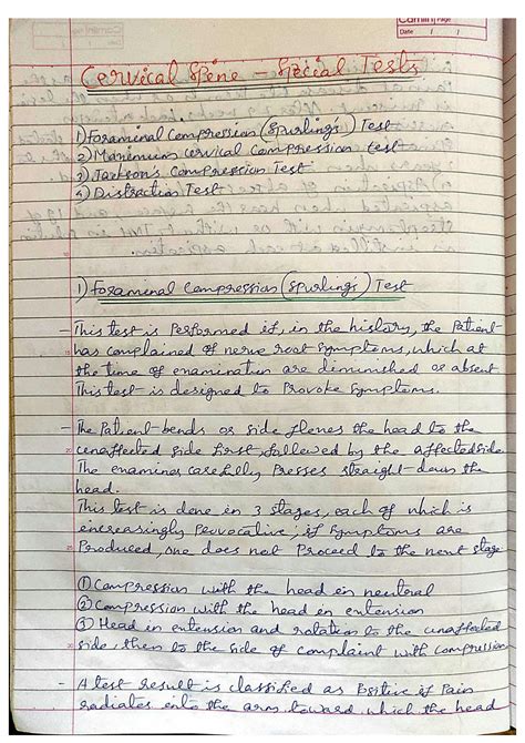 SOLUTION: Orthopedic special tests major tests - Studypool