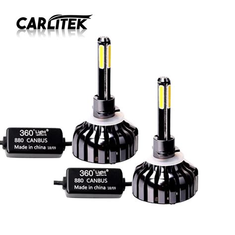 CARLitek 360 stopni H27 Led 880 881 żarówka samochodowa reflektor