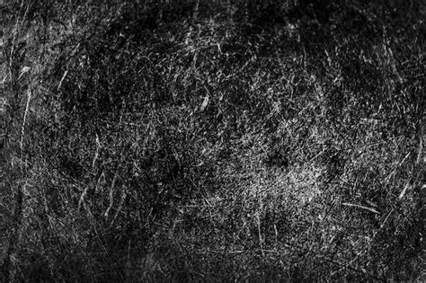 Scratched Black Metal Texture