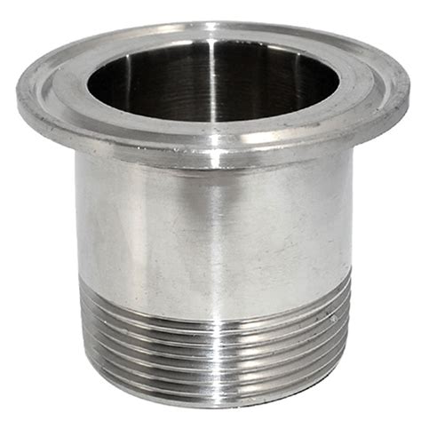 Buy Stainless Steel SS316 Sanitary DN40 1 5 Male Threaded Clamp