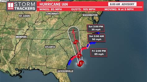 Hurricane Ian Makes Its Way Toward S C What Impact Georgia Could See