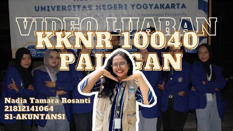 VIDEO LUARAN KKN UNY 2024NADIA TAMARA ROSANTIAKUNTANSI YouTube