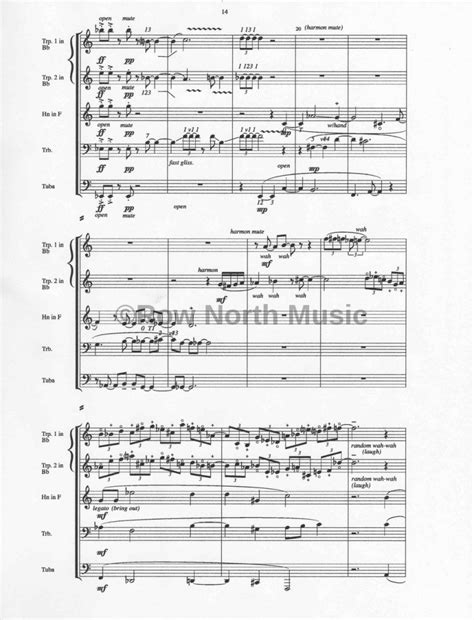 Brass Quintet Music | Row North Music