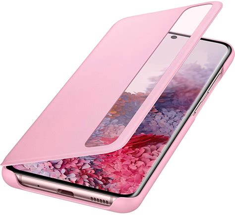 Smart Clear View Cover Samsung Galaxy S20 EF ZG980CPE Roze