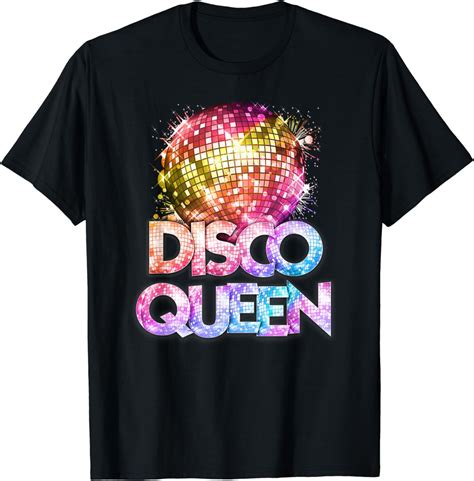 100 Cotton Disco Queen 70 S Disco Themed Vintage Seventies Costume T