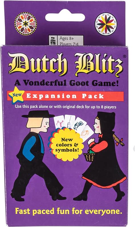 Dutch Blitz Purple Expansion Pack Use Alone Or W