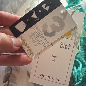 TiniBikini Swim New Tinibikini Swimwear 3 Piece Set Bikini W Sheer Coverup Skirt Green L