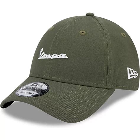 New Era Curved Brim Forty Seasonal Vespa Piaggio Green Adjustable Cap