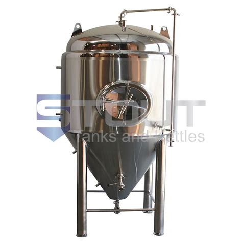 Cf10bbl Jkt Short Short 10 Barrel Glycol Jacketed Conical Fermenter