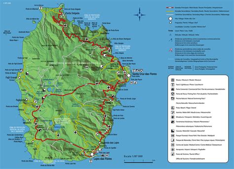 Mapa Ilha Das Flores | Mapa