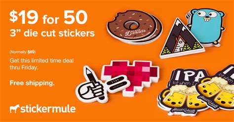 Deals | Sticker Mule