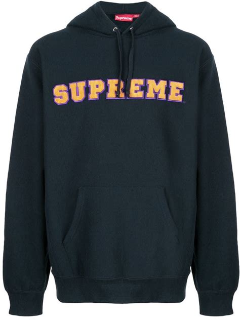 Supreme Cord Collegiate Logo Hooded