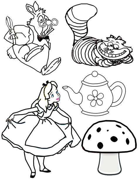 Alice And Wonderland Printables