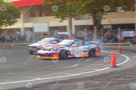 Nissan 180sx Drift Car in Tandem Drift Session in Indonesia Drift Series Event Blurry in Motion ...