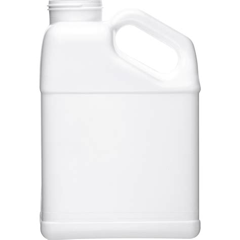 Gallon White Hdpe Plastic Slant F Style Bottle Mm