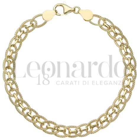 Bracciali Bracciale Da Donna In Oro 18 Carati Modello Elementi Linea 4 2g