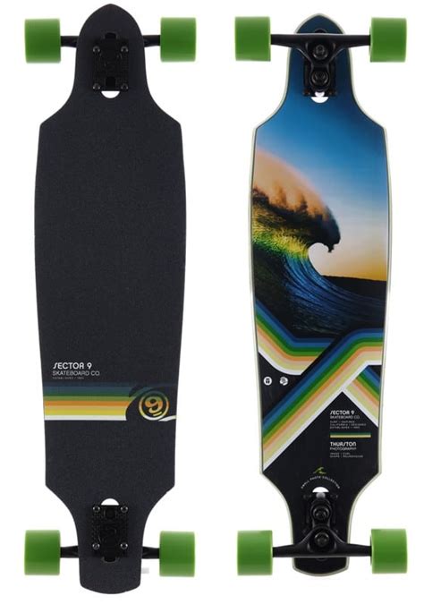 Sector 9 Roundhouse Roll 34 Drop Through Complete Longboard Black