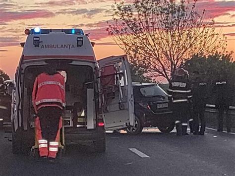 BUZĂU Două persoane rănite în urma unui accident rutier produs pe DN2