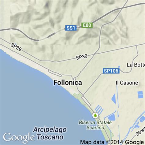 Mappa Di Follonica Cartine Stradali E Foto Satellitari