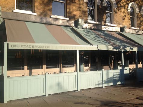 New Victorian Awnings For The High Road Brasserie By Deans Blinds