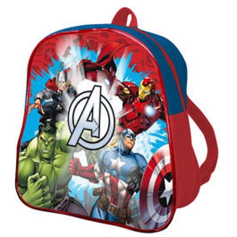 Mochila Pr Escolar Marvel Avengers Reunion Loja Da Crian A