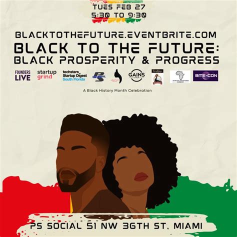 Black To The Future Black Prosperity And Progress Event