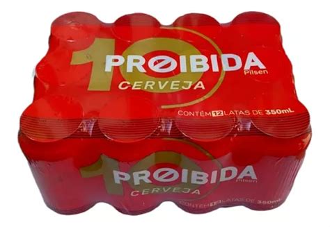 Cerveja Proibida Pilsen Lata Kit 12 Unidades De 350ml MercadoLivre