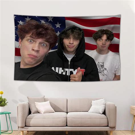 Sturniolo Triplets Iconic American Flag Tapestry Funny T Etsy