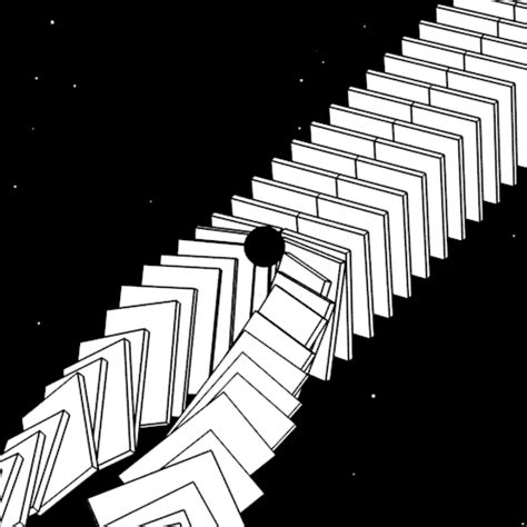 Dominoes Falling Animated 