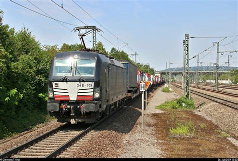 Containerzug Mit Siemens Vectron Der Mitsui Rail Capital