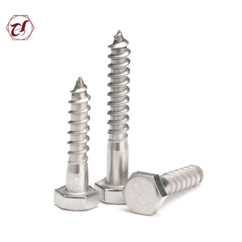 Self Tapping Din Stainless Steel Hex Head Lag Screw China