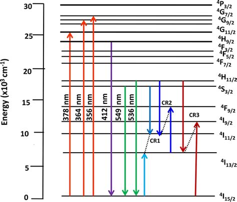 Energy level diagram of Er³ ion Download Scientific Diagram