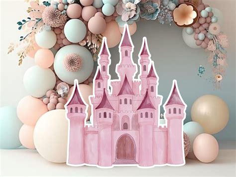 Cutout Princess Big Size Castle Birthday Party Magical Etsy